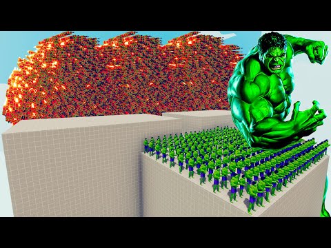 200x HULK + 1x GIANT vs EVERY GOD - Totally Accurate Battle Simulator TABS