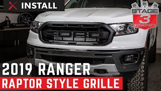 2019-2023 Ranger Raptor Style Complete Grille Kit Install