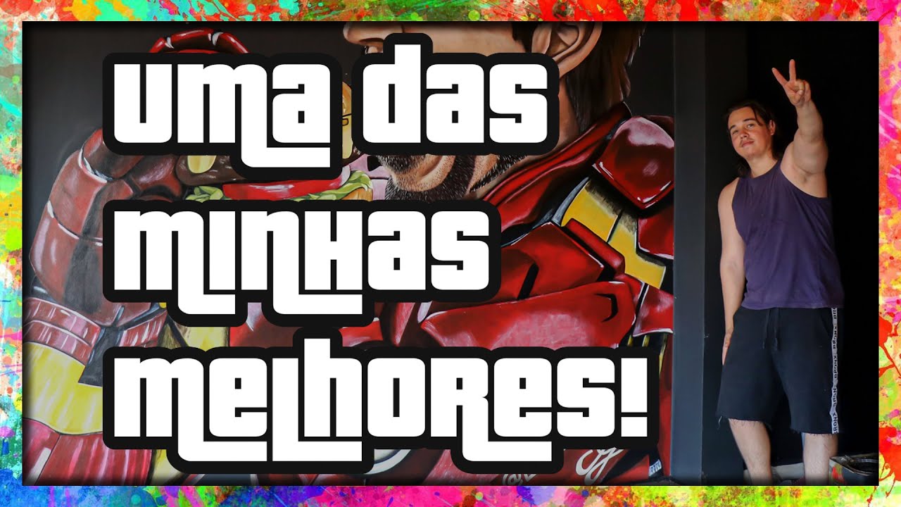 Pintura do HOMEM DE FERRO #shorts