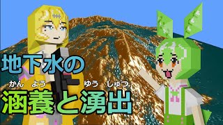 地下水の涵養と湧水の実装解説【ずんだもん】【春日部つむぎ】