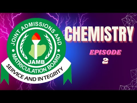 2024 JAMB CHEMISTRY REVISION QUESTIONS | Episode 1 | #education #jamb2024 #jambquestions
