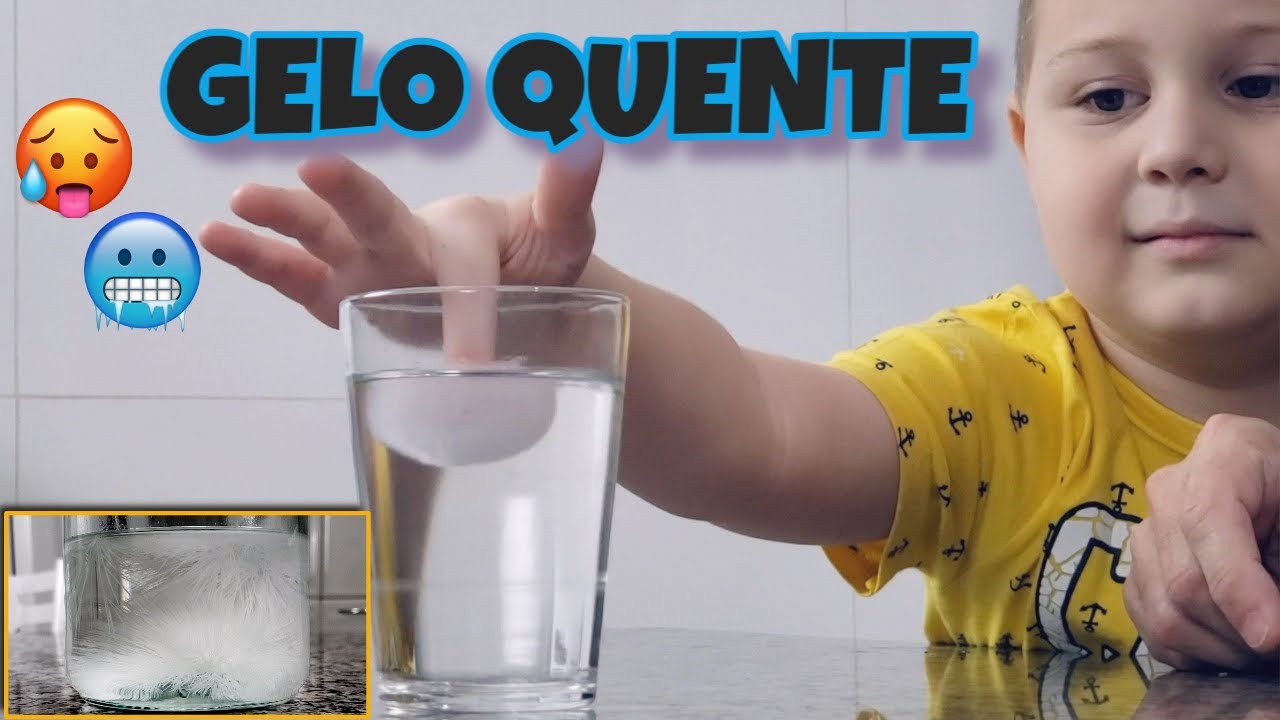 Como fazer GELO QUENTE INSTANTÂNEO — EP. 38