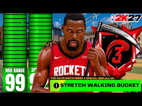 THIS 6’10 STRETCH BIG KD BUILD DESTROYS LOCK BUILDS! ALL AROUND BEST BUILD IN NBA 2K27!