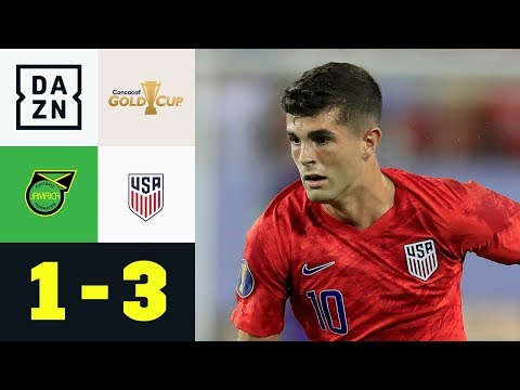 Christian Pulisic schießt Soccer Boys mit Doppelpack ins Finale: Jamaika - USA 1:3 | Gold Cup | DAZN