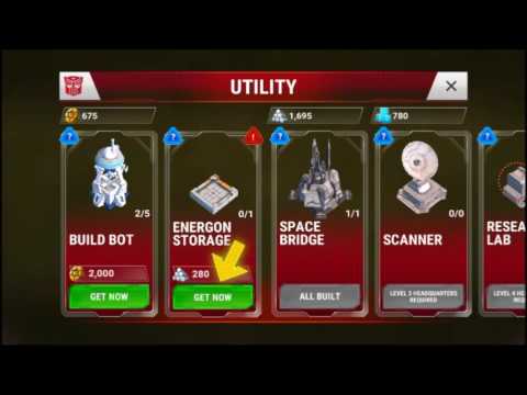 Transformers Earth Wars Game Intro and Autobot Campaign 1 - Get Optimus Playthrough