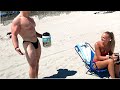 Which Body Type Do Girls Prefer? Bodybuilder Posing In Public and Hitting On Girls