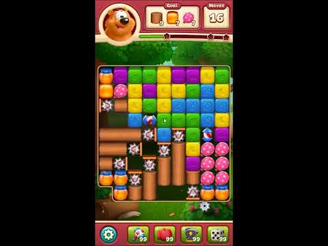 Toon Blast Level 6487 - NO BOOSTERS 🐻🐺🐱 | SKILLGAMING ✔️