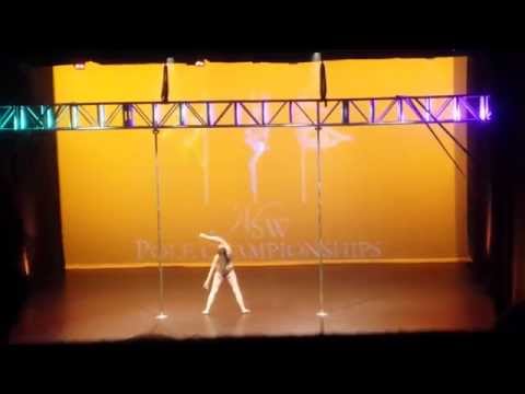 Kacie White NSW Pole Championships Professional Division 2014