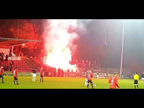 1. Göppinger SV 1895 - SSV Reutlingen 05 4:1 - Pyro, Support, Tore