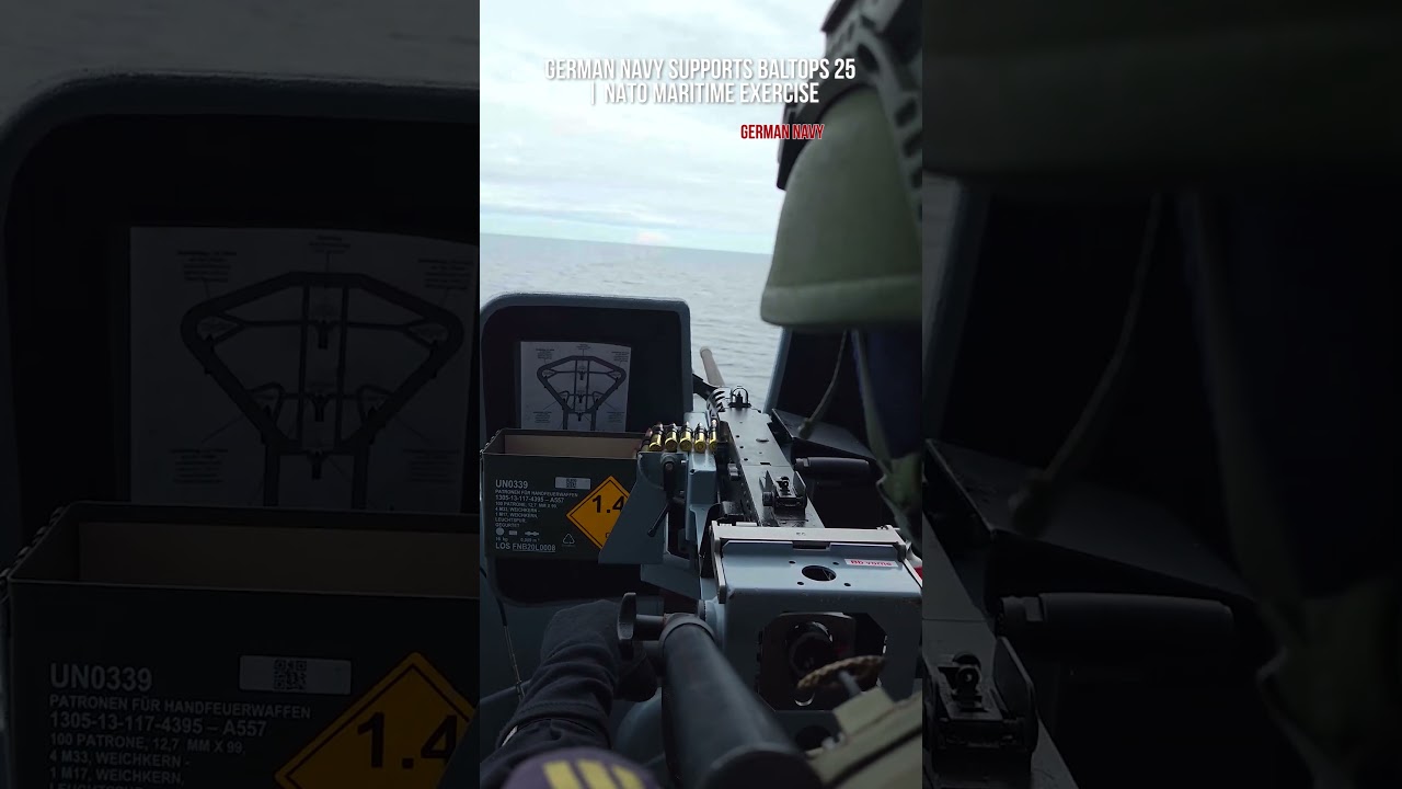 German Navy Supports BALTOPS 25 | NATO Maritime Exercise #military
