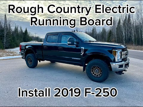 Rough Country Electric Running Board Install 2019 F250