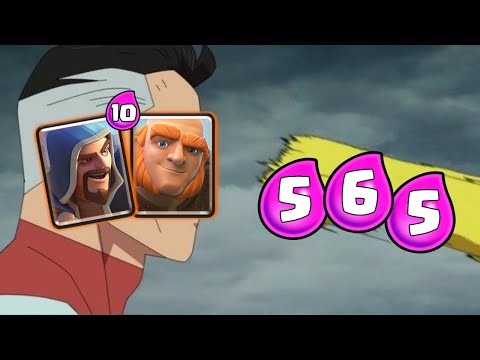 Counter Giant+Wizard Combo Easily With 5 Elixir