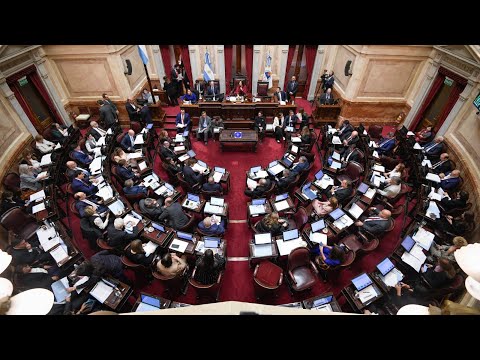 Sesión en el Senado: debaten el Presupuesto 2026