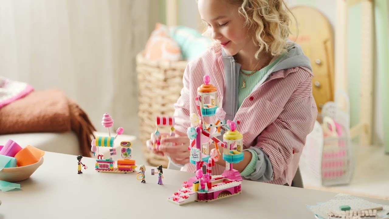 LEGO Friends - Kolotoč se sladkostmi a cupcaky