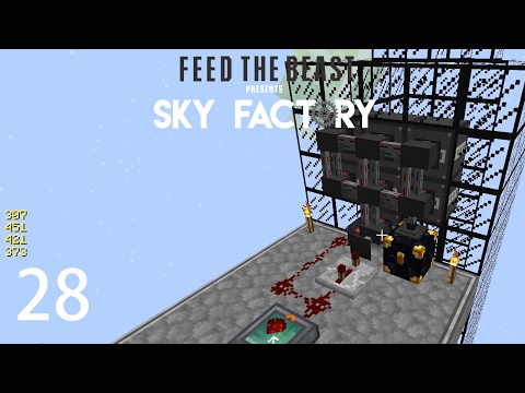 Sky Factory 3 mit xB – AUTOMATISCHE NETHERSTERNE [E28] (Minecraft-modifizierter Himmelsblock)