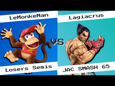 JAC SMASH #65: LeMonkeMan (Diddy Kong) vs Laiacrus (Kazuya) - Losers Semis
