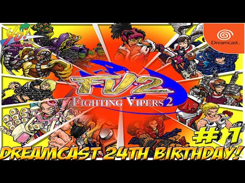 Fighting Vipers 2! Dreamcast 24th Birthday! Part 1 - YoVideogames