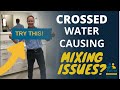 Hot Water Running Through The Cold Side: Mixing Issues
