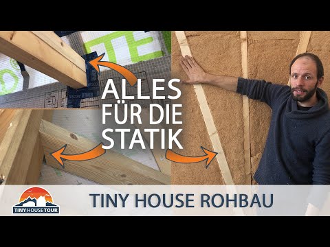 Die Statik muss beachtet werden! – Es fehlen Winkel und Balken | TINY HOUSE TOUR