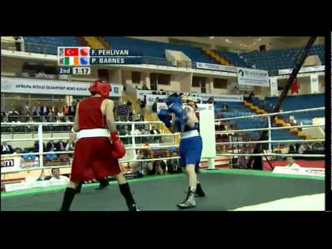 Light Fly (49kg) SF - Pehlivan (TUR) vs Barnes (IRL) - 2012 European Olympic Qualifying Event