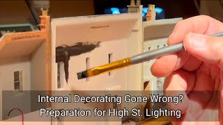 184A. Internal Decorating Gone Wrong? - Preparation for High St. Lighting