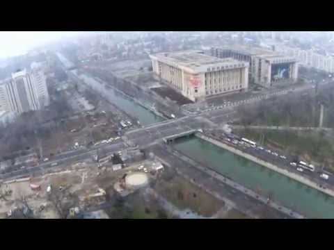 Filmare Aeriana Bucuresti -Bucuresti la inaltime- Aerial filming Bucharest FPV on a very foggy day