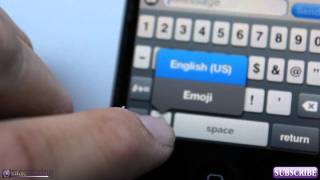 iOS 6 / iOS 5  - New Features - Enable Emoji Keyboard - Using iMessage Emoticons