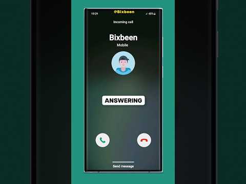 Answer calls Without Swiping! - Galaxy tip