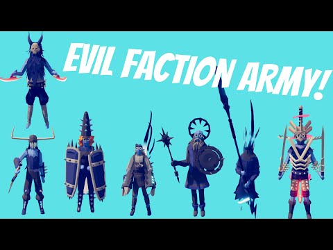 The Evil Faction Army vs Every Other Faction's Army! Totally Accurate Battle Simulator