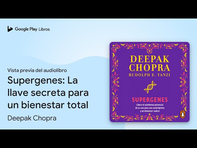 Vídeo relacionado con Supergenes: Libera el potencial de tu ADN para una salud óptima y un bienestar radical [Unleash the Potential of Your DNA for Optimal Health and Radical Wellness]