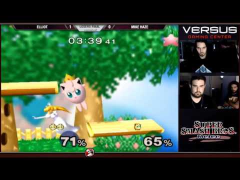 VS Weekly 6/05/16 - Losers Finals - Eliott (Peach) vs Amino|Mike Haze (Marth, Puff, Fox) - Melee