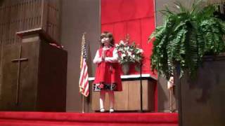 Emma Sings "I'm Gonna Live So God Can Use Me"