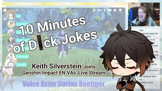 Keith Silverstein Joins Genshin Impact EN VAs' Live Stream (AKA 10 minutes of di*k jokes) video