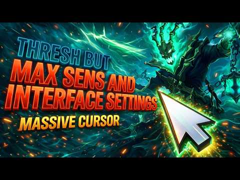 I Played Thresh Support BUT With EVERY Setting at 100% #thresh