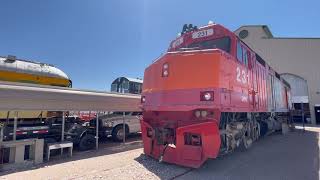 4/14/22 A visit to the Nevada Southern Railroad Museum Ft. Amtrak F40 231, SDP40F 644, & GP30 844!