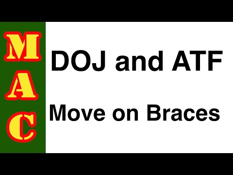 DOJ seeks to make braced pistols NFA items