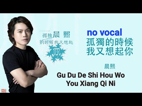 孤独的时候我又想起你 Gu Du De Shi Hou Wo You Xiang Qi Ni 伴奏 karaoke 晨熙 Chen Xi