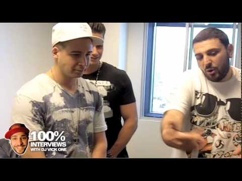100% Interviews: Vick One w/ Pauly D & Vinny of Jersey Shore