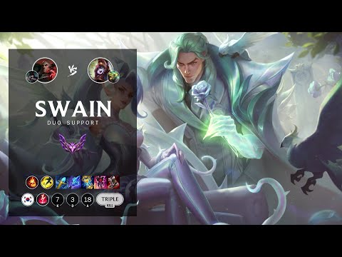 Swain Support vs Lulu - KR Master Patch 12.12
