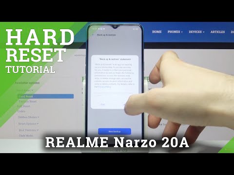 How to Master Reset REALME Narzo 20A – Restore Defaults Settings