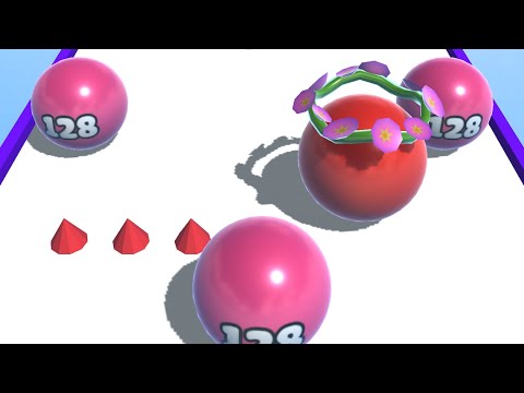 Satisfying and relaxing ASMR Mobile Games - Ball Merge 2048