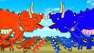 Wild Dinosaur- Triceratops vs T-rex Dinosaurs: What if Dinosaurs Were Still Alive?