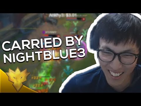 Doublelift - CARRIED BY NIGHTBLUE3! - League of Legends Season 8 Highlights
