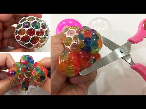 Stress Relief Squishy Mesh Ball Capsule Vending Machine