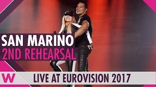 Second rehearsal: Valentina Monetta, Jimmie Wilson Spirit Of The Night (San Marino) Eurovision 2017