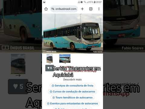 Sertão Transportes a serviço da Prefeitura de Aquidabã Sergipe