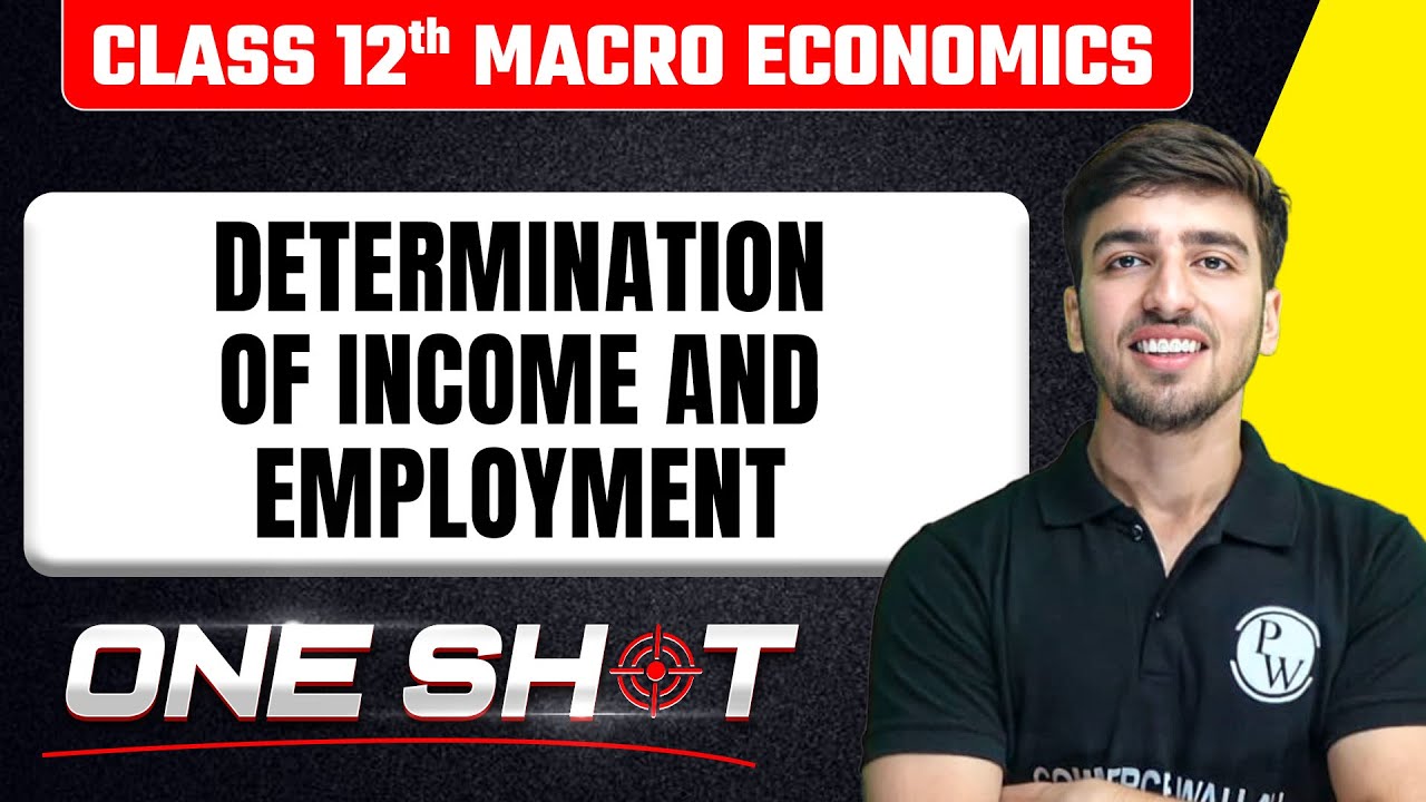 Determination of Income and Employment in One Shot 🎯 Class 12th Macro Economics
