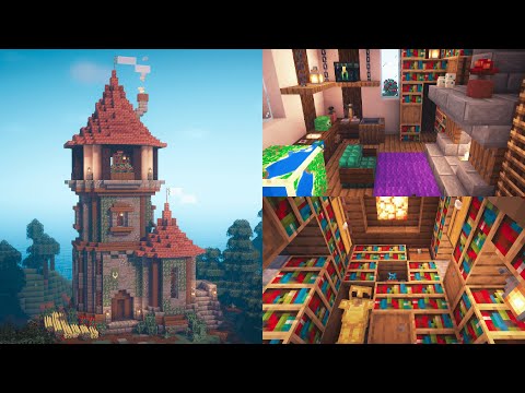 Minecraft | How to Build a Wizard Tower | Part 2