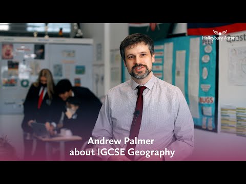 Andrew Palmer about IGCSE Geography