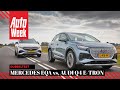 Audi Q4 E-tron vs. Mercedes-Benz EQA - AutoWeek Dubbeltest - English subtitles